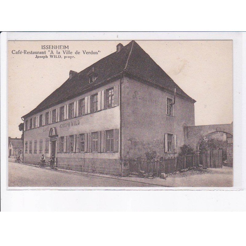 ISSENHEIM: café-restaurant "a la ville de verdun" - très bon état