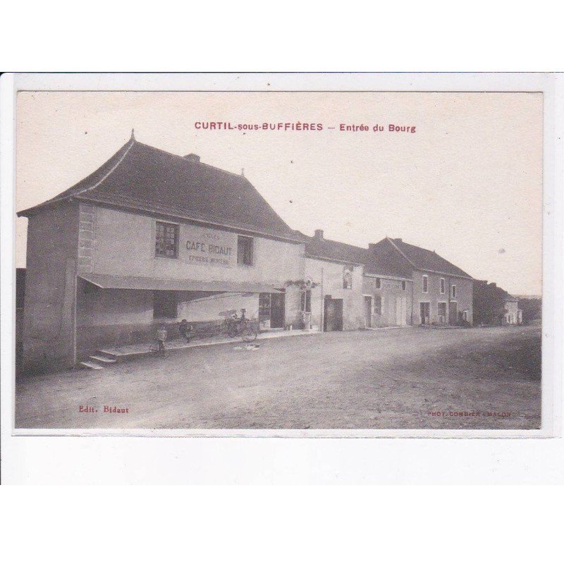 CURTIL-sous-BUFFIERES: entrée du bourg - très bon état