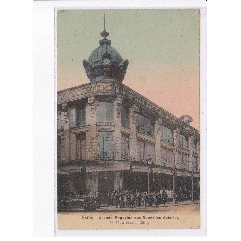 PARIS: 75017 grands magasin des nouvelles galeries - très bon état