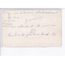 SABLES D'OLONNE: ile d'yeu - très bon état