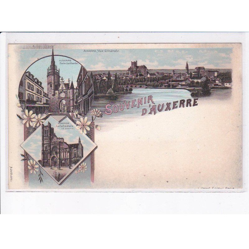 AUXERRE: souvenir d'auxerre - très bon état