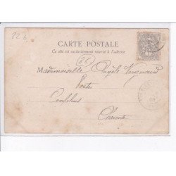 AVAILLES-LIMOUSINES: la rue de l'église le dimanche après la messe - très bon état