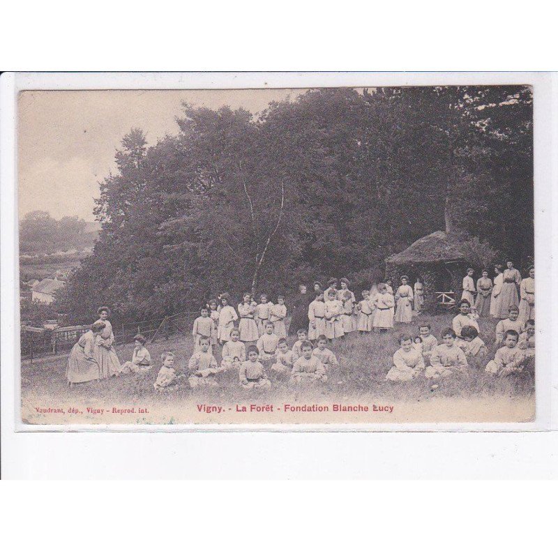 VIGNY: la forêt, fondation blanche lucy - très bon état