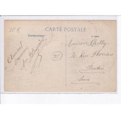 MAREIL-en-FRANCE: intérieur de ferme, attelage boeufs - très bon état