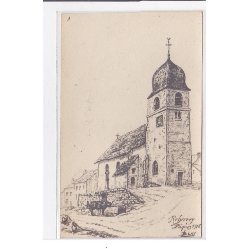 BLAY : reherrey paques 1915 (dessin) - tres bon etat