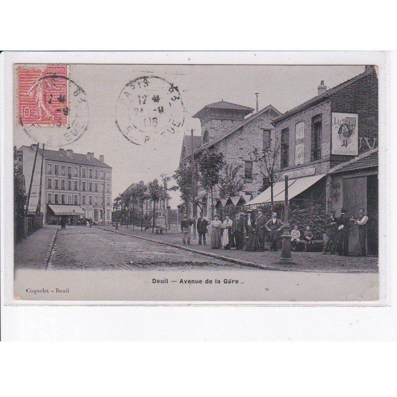 DEUIL: avenue de la gare - état