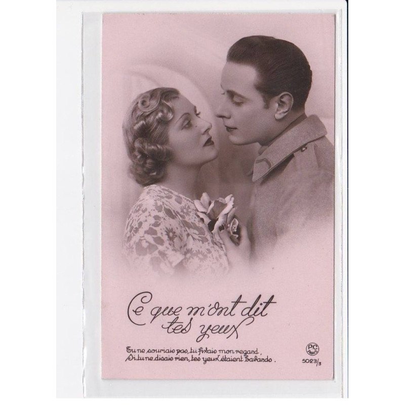 FANTAISIE: femme et homme, couple - très bon état