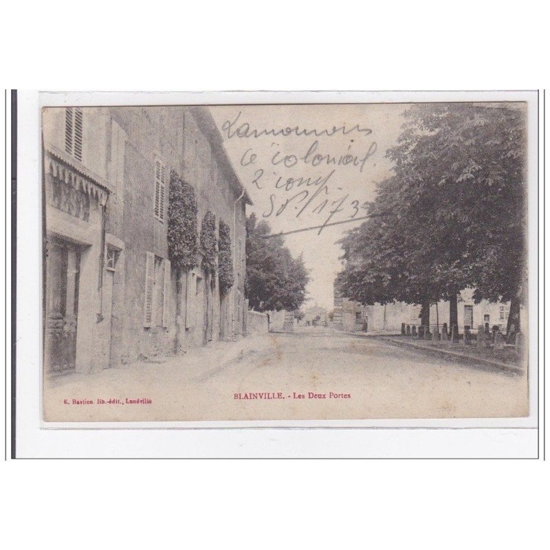 BLAINVILLE : les deux portes - tres bon etat