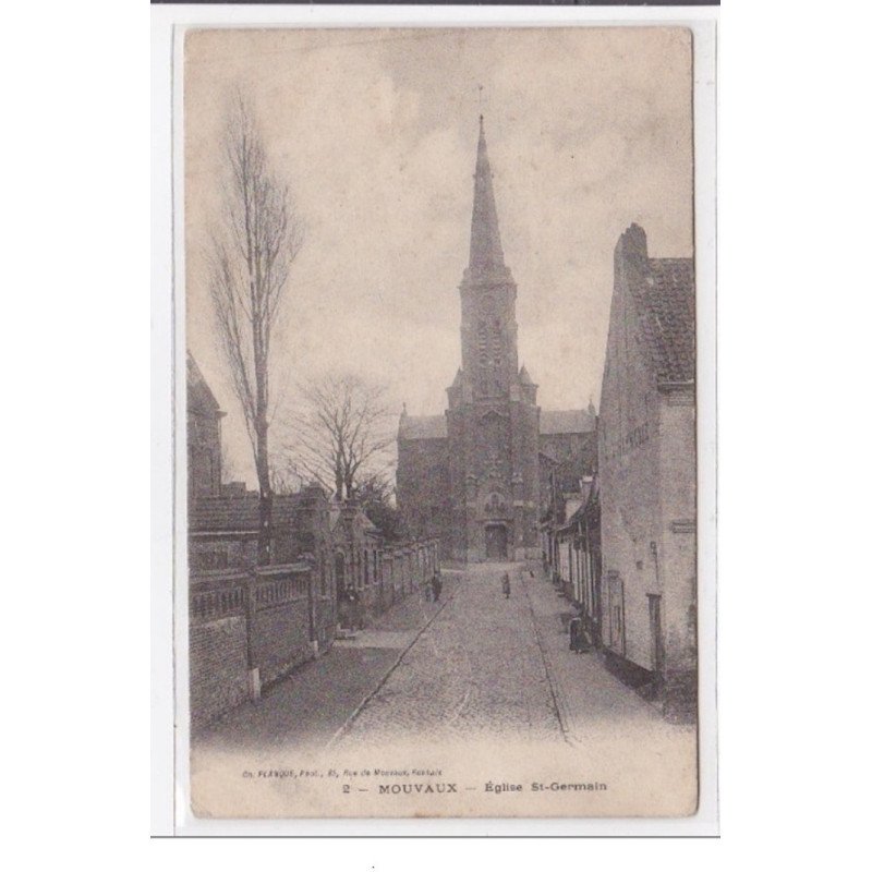 MOUVAUX : eglise st-germain - tres bon etat