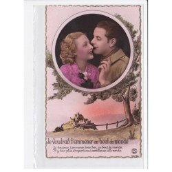 FANTAISIE: femme et homme, couple - très bon état