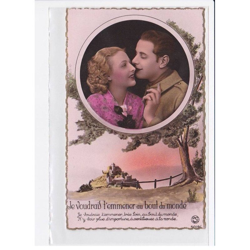 FANTAISIE: femme et homme, couple - très bon état