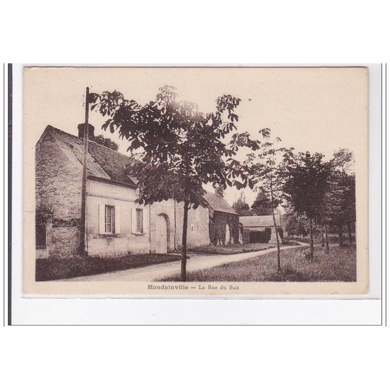HONDAINVILLE : la rue du bail - tres bon etat