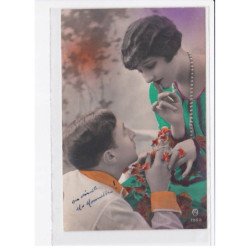 FANTAISIE: femme et homme couple - très bon état