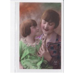 FANTAISIE: femme et enfant - très bon état