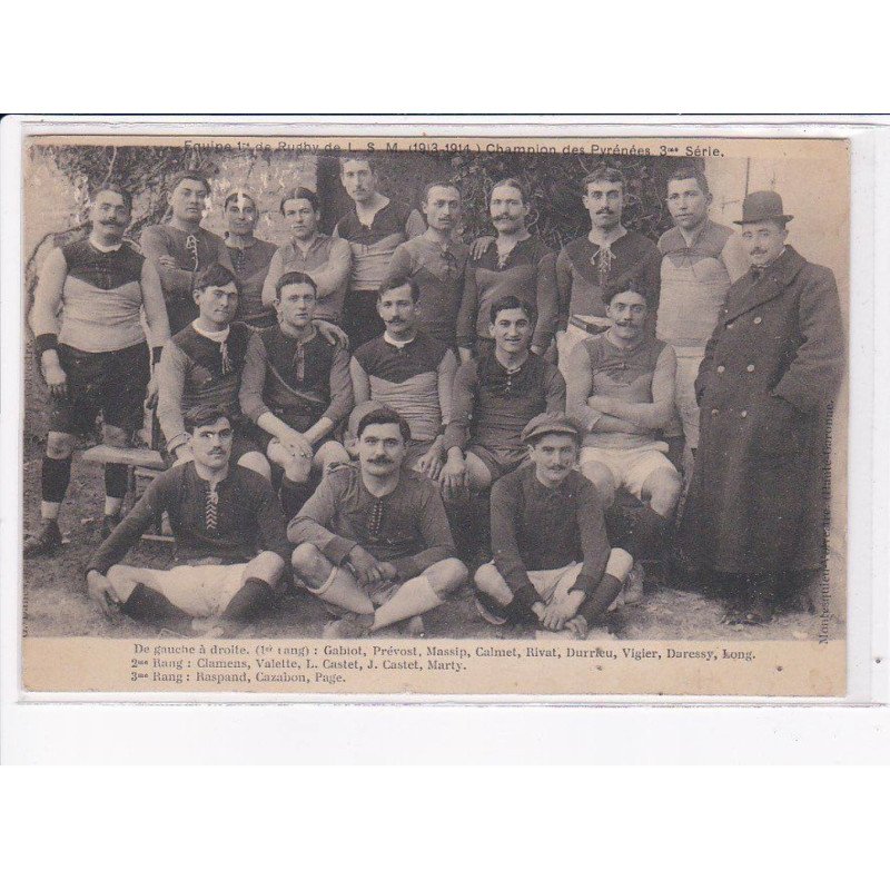 RUGBY: équipe, montesquieu-volvestre - très bon état