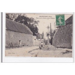 DELINCOURT : place de la croix et du chateau - tres bon etat