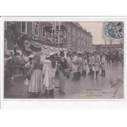 TOUL: cavalcade de la mi-carême, char de la fraternelle, société de trompes - état