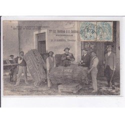 MEZIN: l'industrie bouehonnière, entrepôt, bouchonnière, liège - très bon état