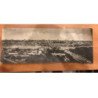 POLOGNE : carte panoramique de Varsovie ( 13,5 x 35 cm) état