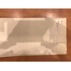 POLOGNE : carte panoramique de Varsovie ( 13,5 x 35 cm) état