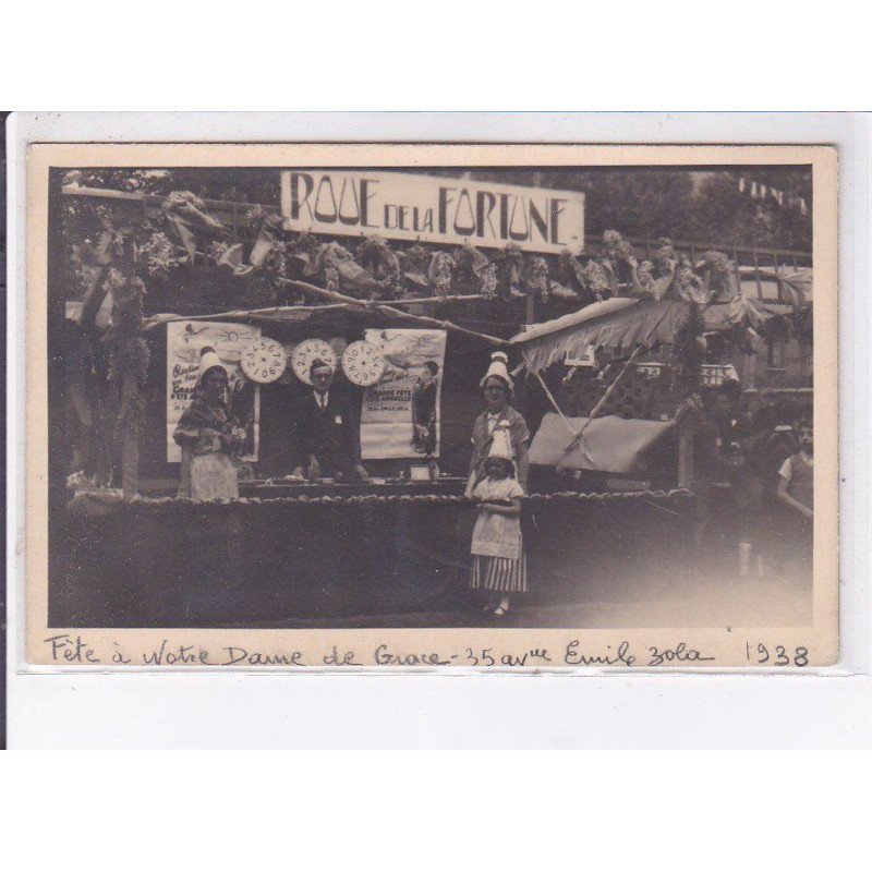 PARIS: 75015, fête foraine, roue de la fortune, grande fête d'été annuelle - très bon état
