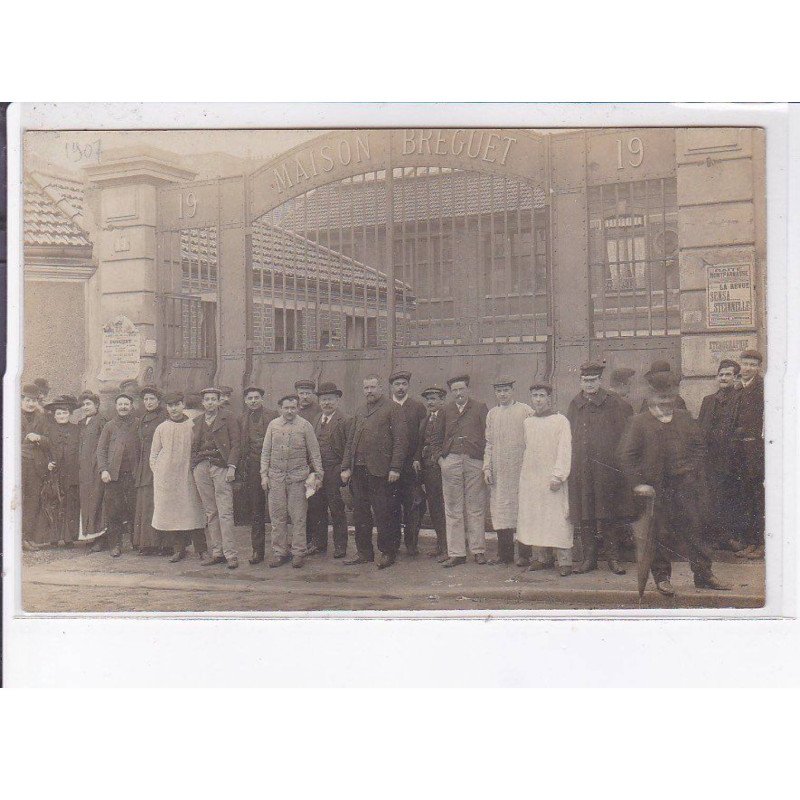PARIS: 75014, 19 rue didot, horlogerie, maison breguet - très bon état