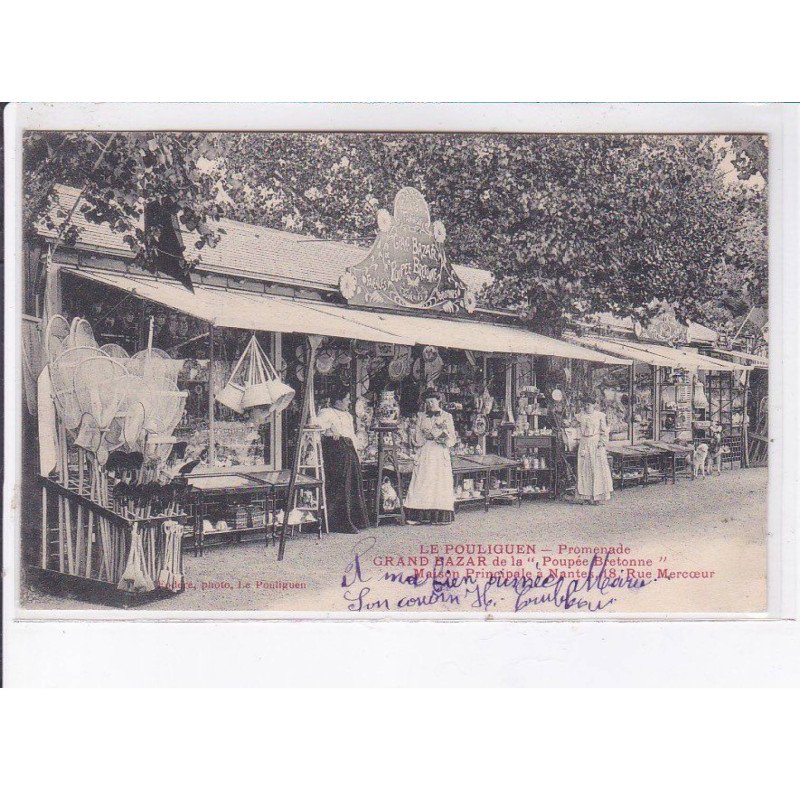 LE POULIGUEN: promenade grand bazar de la "poupée bretonne" - très bon état