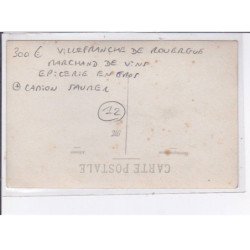 VILLEFRANCHE-de-ROUERGUE: marchand de vins, épicerie en gros, camion saumer, J. Pascal - très bon état