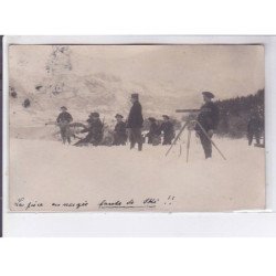 ANNECY: chassseurs alpins, militaires, mitrailleuse - très bon état