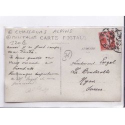 ANNECY: chassseurs alpins, militaires - très bon état