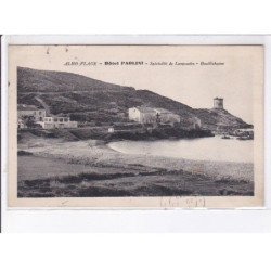 ALBO-PLAGE: hôtel paolini, spécialité de langoustes, bouillabaisse - très bon état