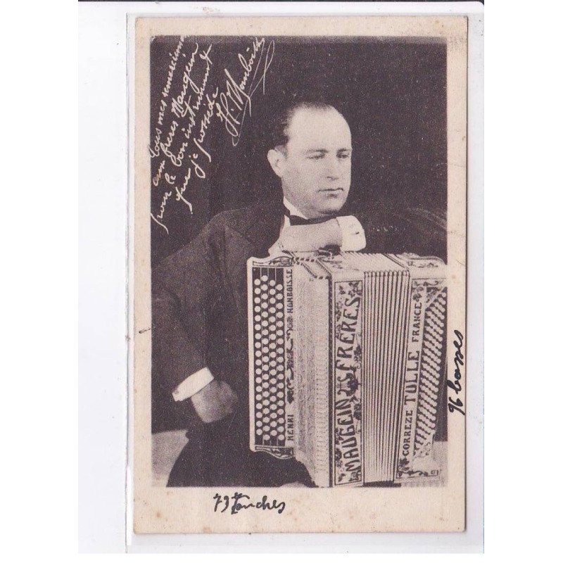 TULLE: le virtuose Henri Momboisse joue et enregistre exclusivement sur accordéon, maugein frères - état