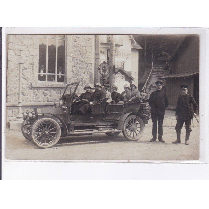 LONGEMER-GERARDMER: poteau frontière, automobile - très bon état