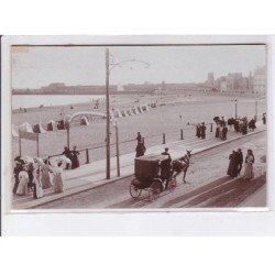 SABLES D'OLONNE: souvenir de l'escadre aux sables d'olonne 26 août 1906, carte photo panoramique 5 volet - état