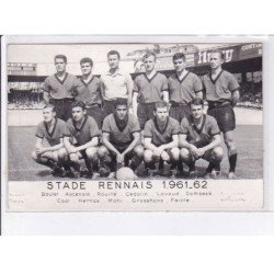 RENNES: football, stade rennais, 1961-62, boulet, ascension, rouillé, cedolin, lavaud, dombeck, etc - très bon état