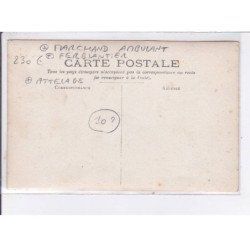 AUBE: marchand ambulant, ferblantier, attelage - très bon état