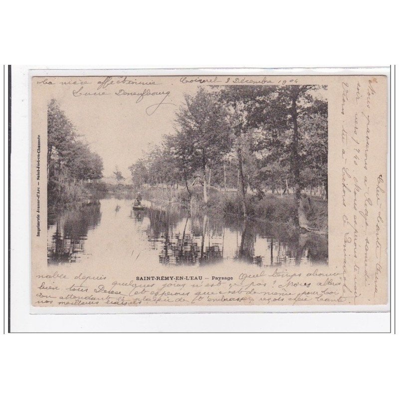 SAINT-REMY-en-L'EAU : paysage - tres bon etat