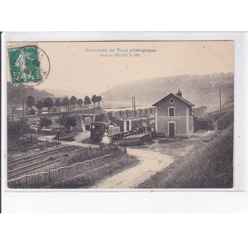 VILLEY-le-SEC: gare - très bon état