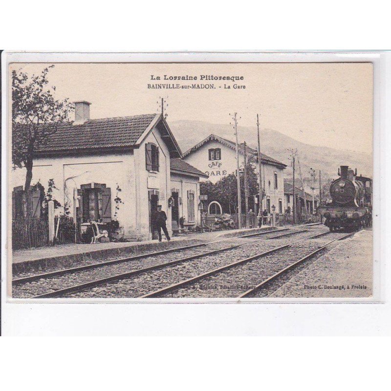BAINVILLE-sur-MADON: la gare - très bon état