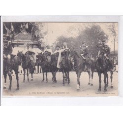 NANCY: fête des fleurs, 1909, cavaliers - très bon état
