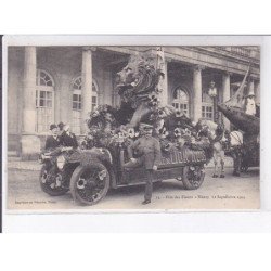 NANCY: fête des fleurs, 1909, char lion d'or - très bon état