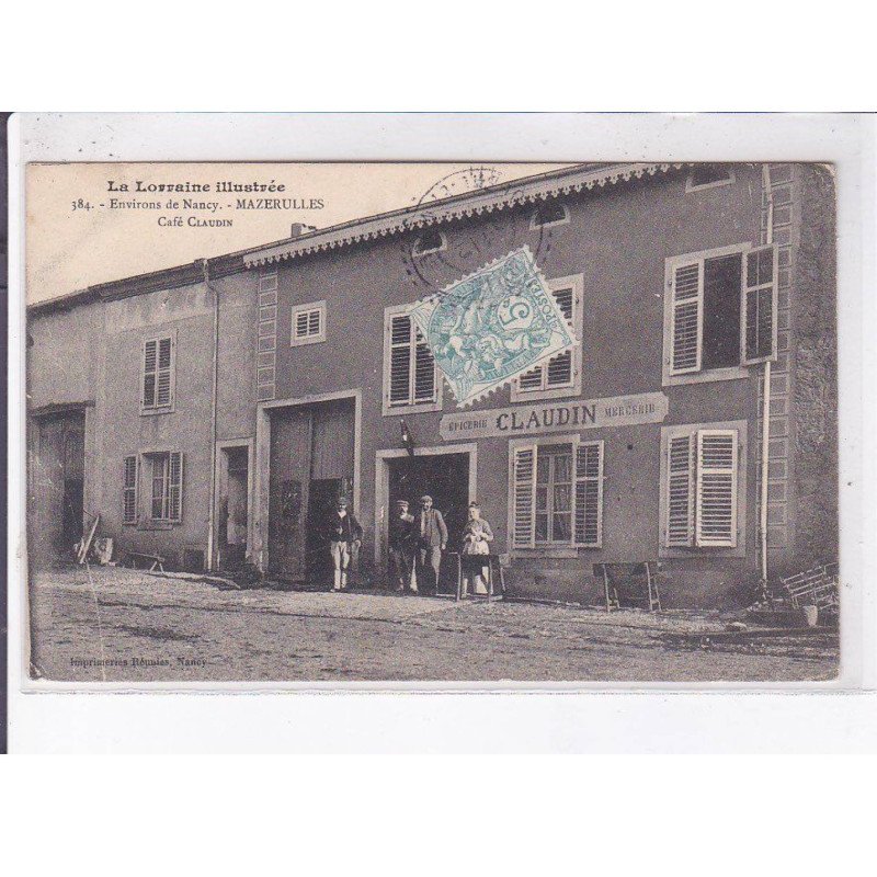MAZERULLES: café claudin, épicerie, mercerie - très bon état