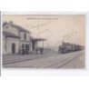 BERNECOURT: avant la guerre 1914-15, la gare - très bon état