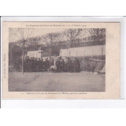 PLOERMEL: expulsions des frères de ploërmel 1904, intérieur de la cour du pensionnat la mennais - très bon état