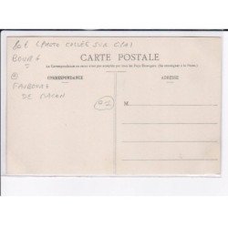 BOURG: union des mutualistes, faubourg de macon, photo collée sur cpa - très bon état