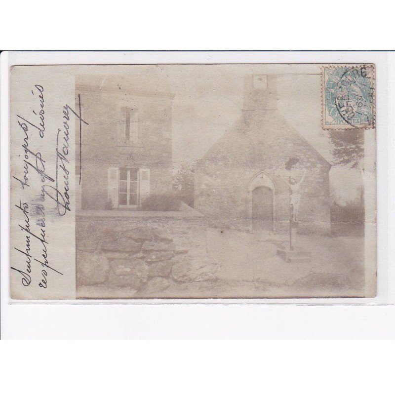 environs de CHERBOURG: église et calvaire - état
