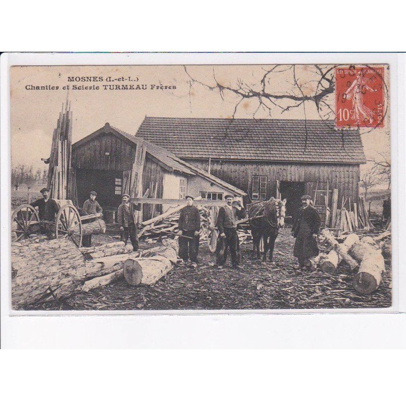 MOSNES: chantier et scierie turmeau frères - état