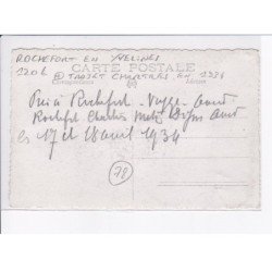 ROCHEFORT EN YVELINES: trajet chartres en 1934, aviation - très bon état