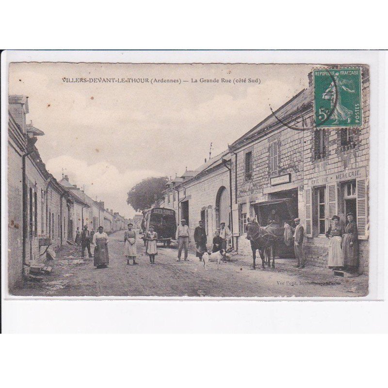 VILLERS-DEVANT-LE-THOUR: la grande rue (côté sud) - très bon état