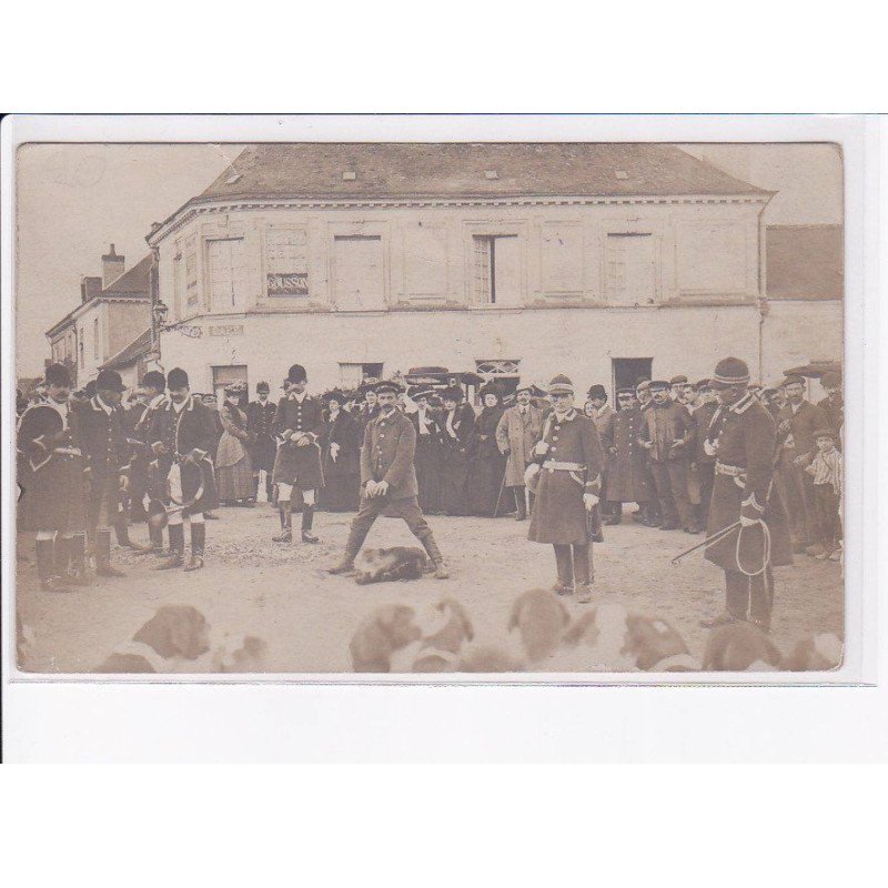 CLERE: scène de chasse au sanglier, hôtel gousson - état